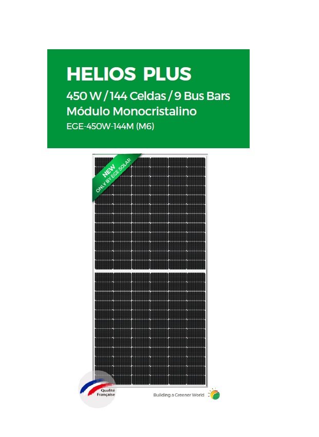 Panel Solar Fotovoltaico Eco Green Energy EGE-210M-36(M6) PERC
