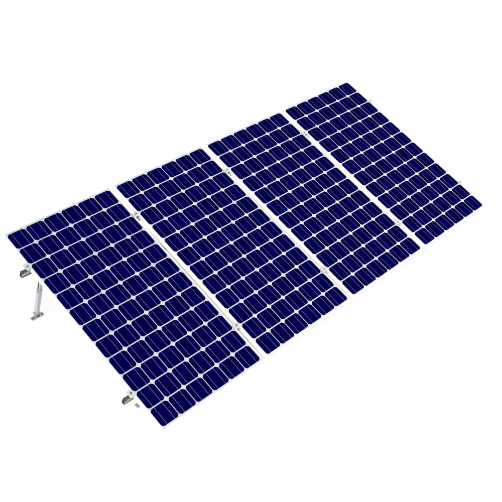DMU Energy - Soporte en 30º para paneles solares 4 Módulos 250-350W (kit  con inclinación 30° a piso)