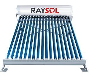 calentador solar de gravedad 18 tubos 180 lts raysol