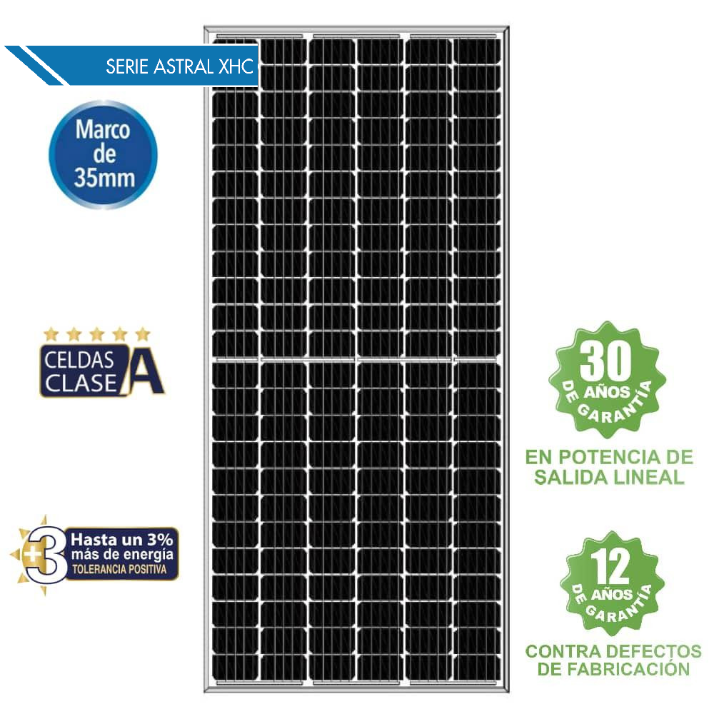 panel solar 460w monocristalino 144 celdas astral xhc connera