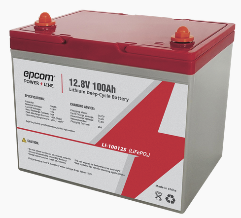 LI10012S bateria litio 12v 100ah (lifepo4) epcom