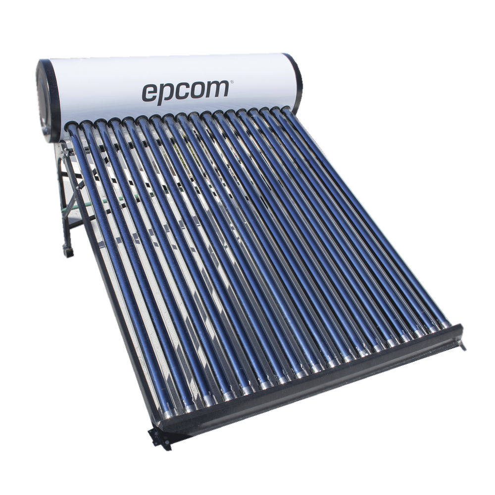 STELPWH180-LAT-IZQ-l calentador solar de gravedad 18 tubos 180 lts epcom