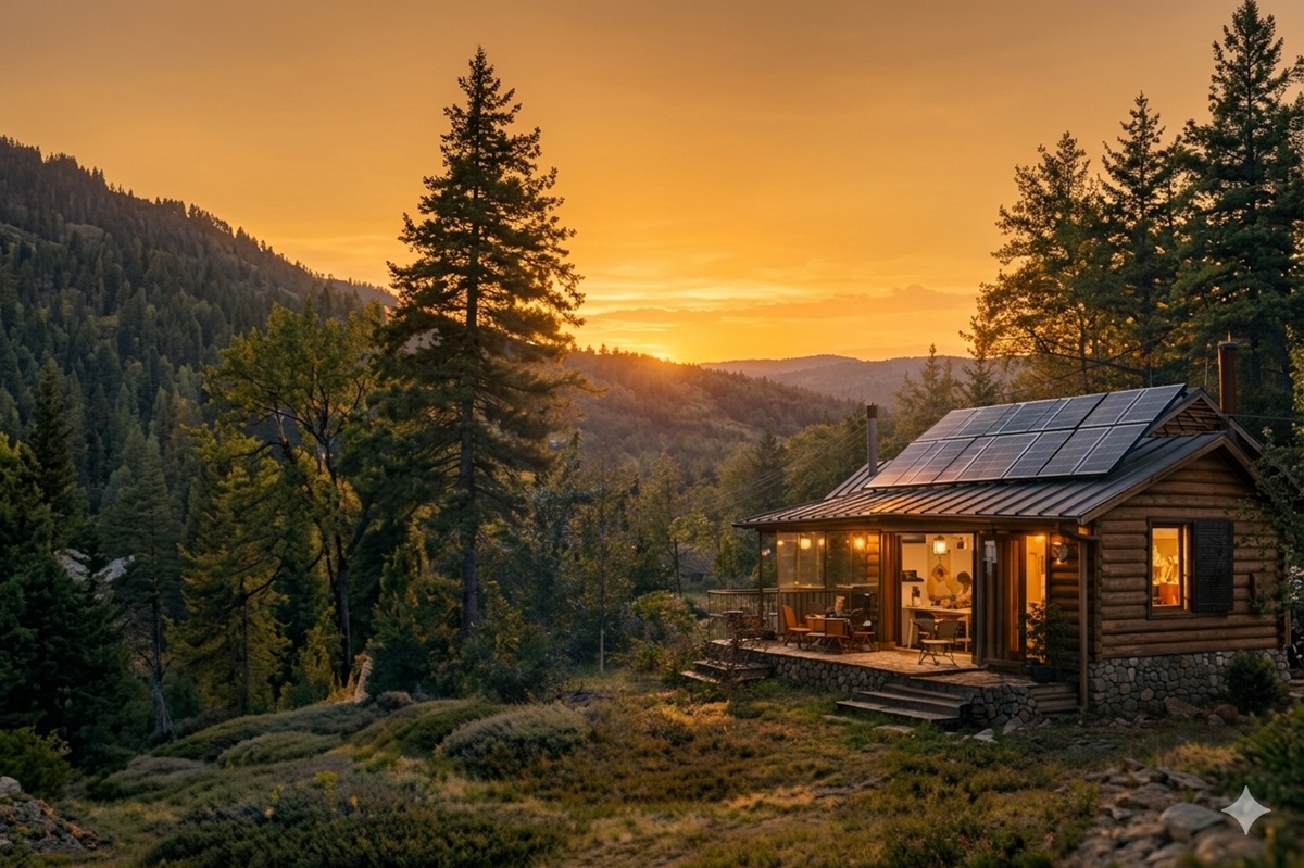 Uso real de sistema solar aislado Eco4Sun