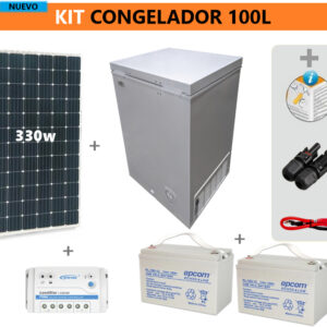 kit congelador tipo cofre 100 litros