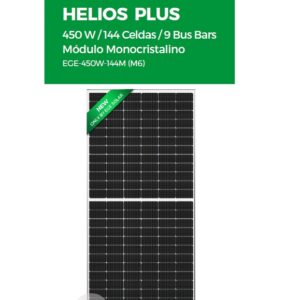 panel solar eco green energy monocristalino 450 w 144 celdas